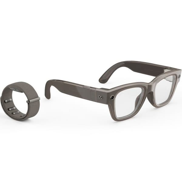 Ray-Ban Display Shiny Sand Large with Sable Sabbia Neural Band Size 3