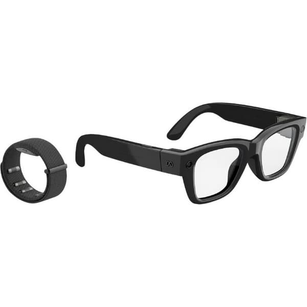 Ray-Ban Display Shiny Black Medium with Black Neural Band Size 2