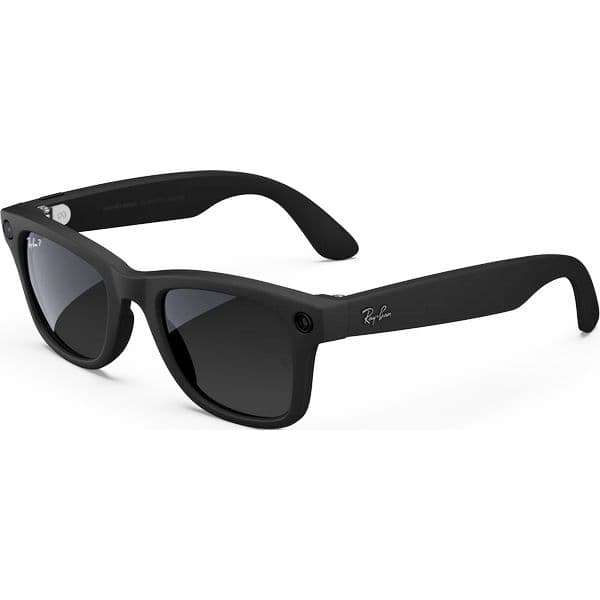 Ray-Ban Wayfarer RW4008 Matte Black/ Polar Gradient Graphite lenses Size L