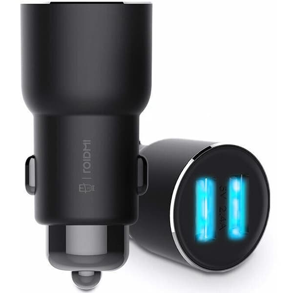 Автомобильное зарядное устройство Xiaomi Car Charger Roidmi 3S + FM 2USB 3.4A Black