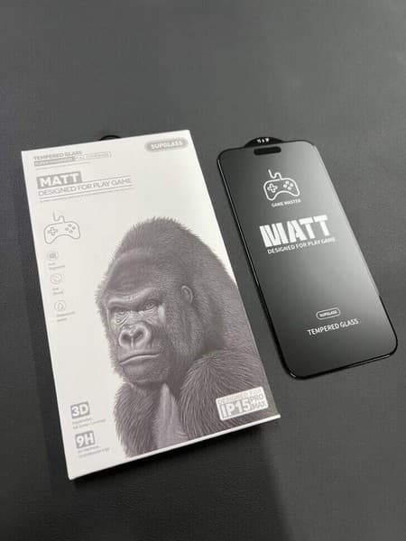 Стекло защитное SupGlass XC-13 (SG-13) MATT Tempered Glass 9H для iPhone 15 Pro Max (6.7") Матовое