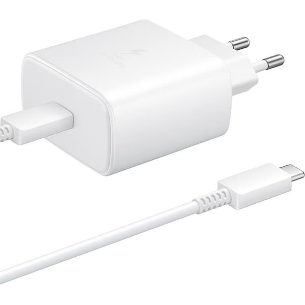 Адаптер питания Samsung EP-TA845 45W Type-C White с кабелем