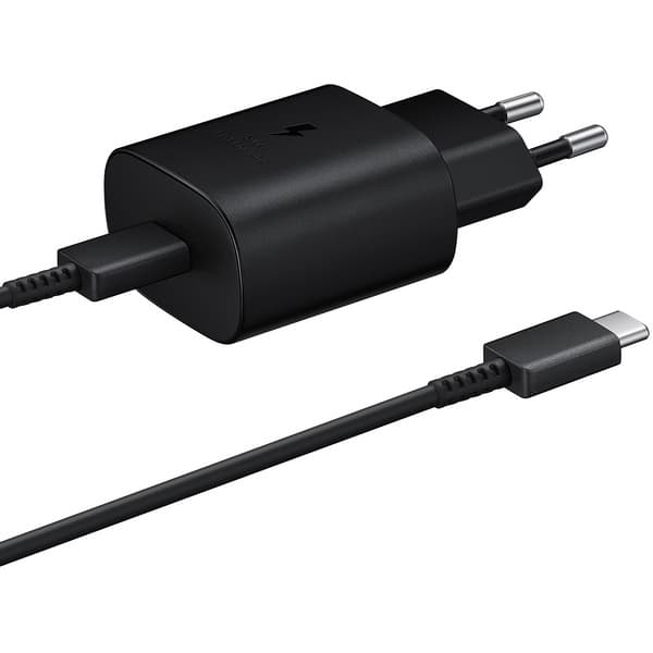 Адаптер питания Samsung EP-TA800 25W Type-C Black с кабелем