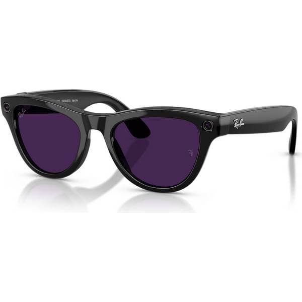 Ray-Ban Skyler (Gen2) RW4014 Shiny Black/ Transitions Amethyst lenses Size M (52mm)