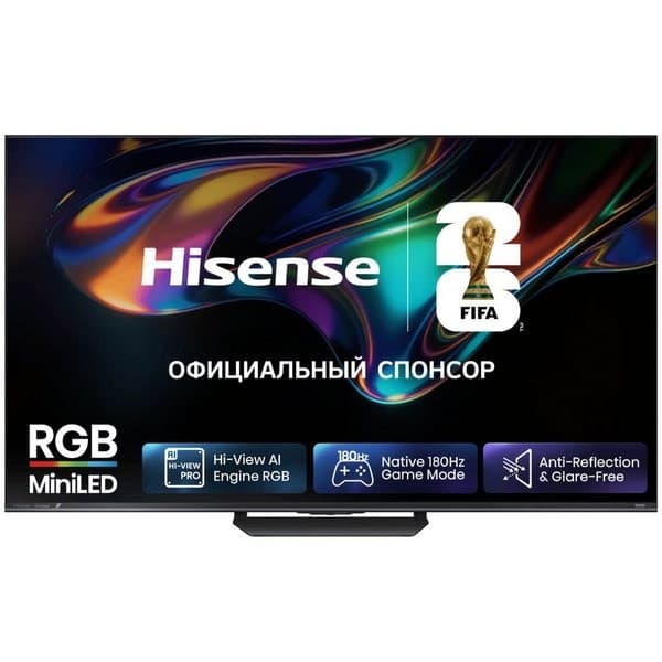 Hisense 65UR8S (2026) 65" 4K UHD RGB-Mini LED Smart TV
