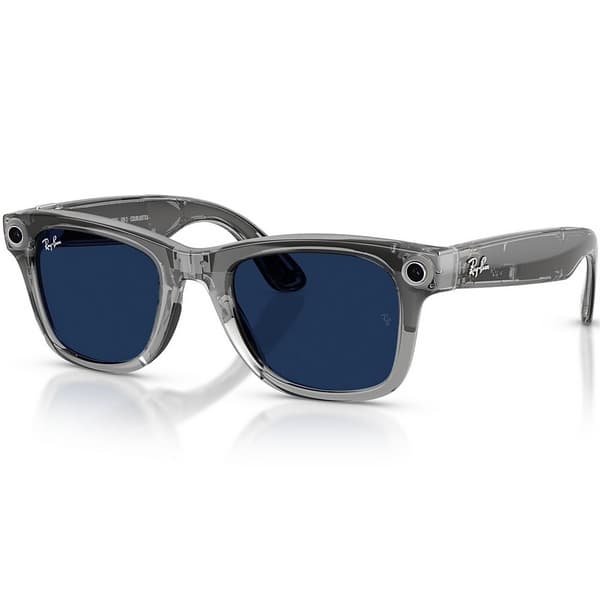 Ray-Ban Wayfarer (Gen 2) RW4012 Shiny Transparent Gray/ Transitions Sapphire lenses Size L (53mm)