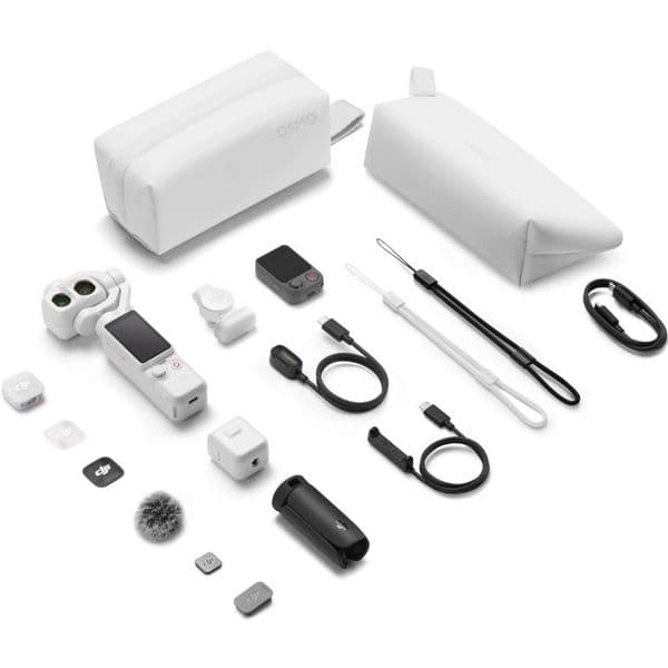 DJI Osmo Pocket 4P Vlog Combo White