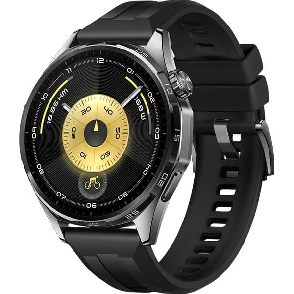 Huawei Watch GT 6 46mm Black Fluoroelastomer Strap
