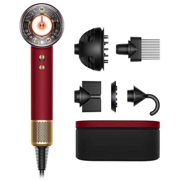 Фен Dyson Supersonic Nural HD16 Red Velvet/Gold с кейсом